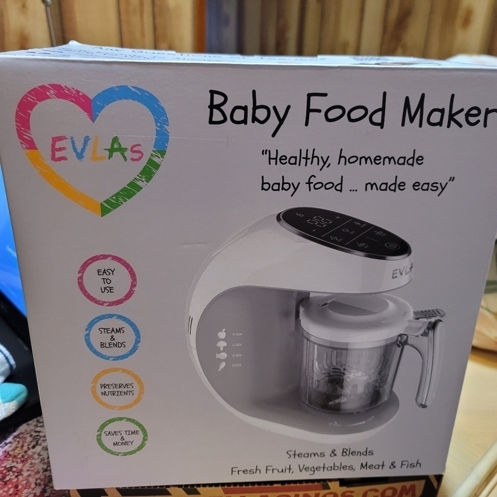 New In Box Elva Baby Food Maker One Size